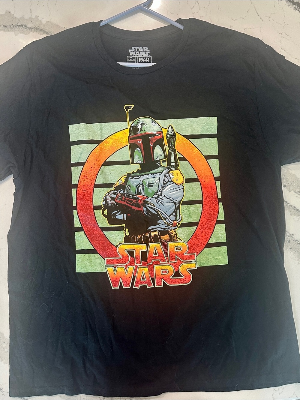 Star Wars Boba Fett Retro Graphic Tee – XL – Mad Engine NWOT